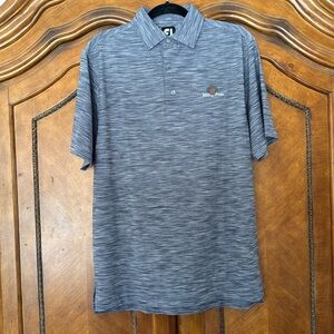 EUC FJ golf shirt Mid Pines size small grayish blue hue